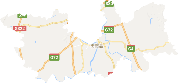 衡南縣電子地圖