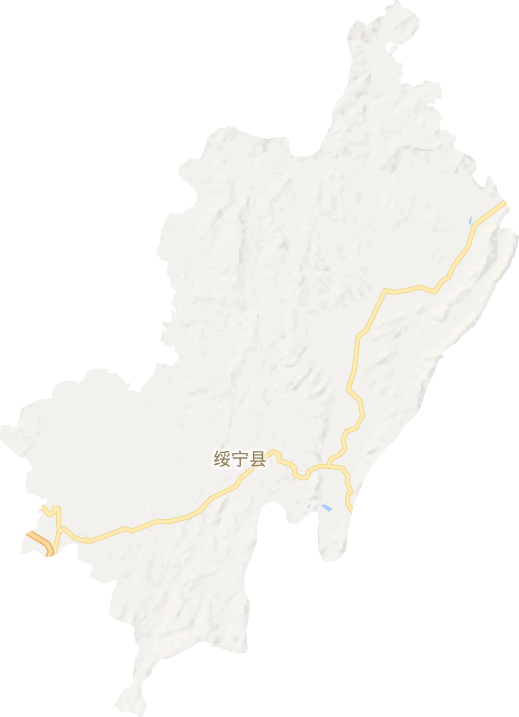 綏寧縣電子地圖