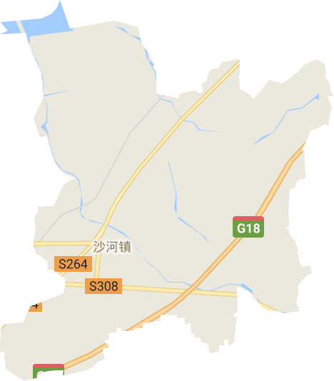 沙河鎮電子地圖