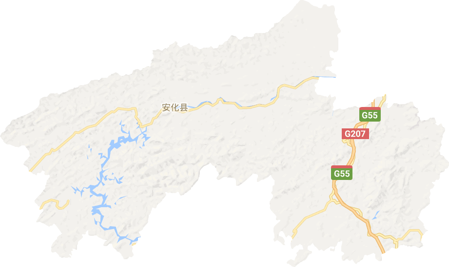 安化縣電子地圖