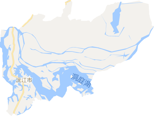 沅江市電子地圖