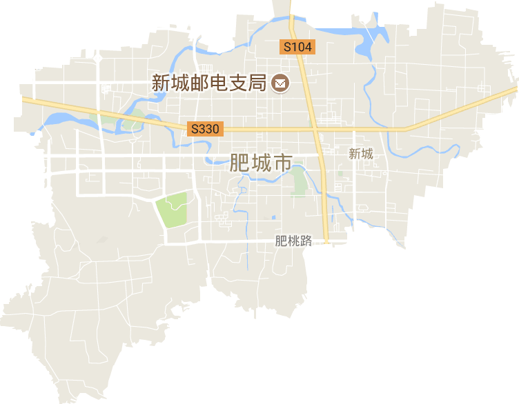 新城街道電子地圖