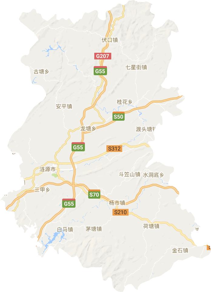 漣源市電子地圖