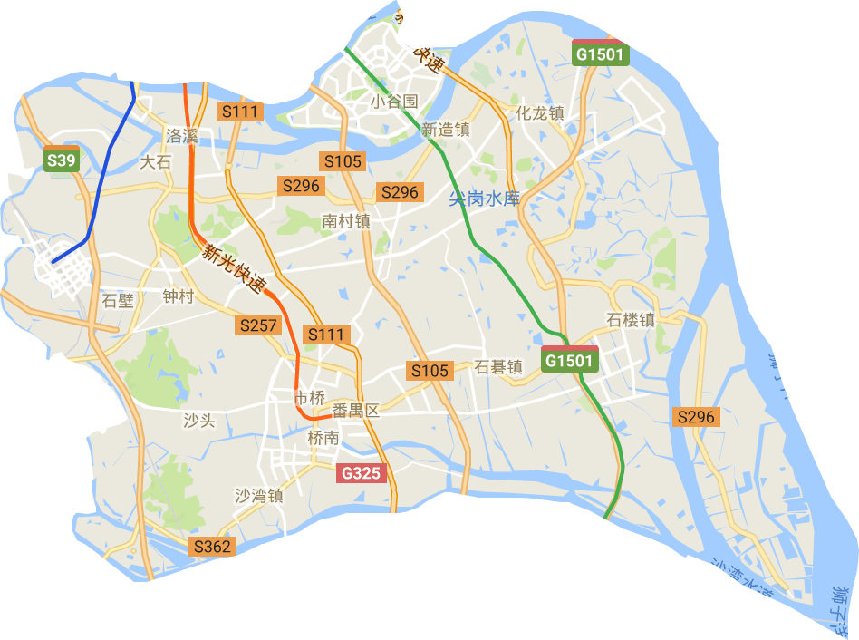 番禺區電子地圖