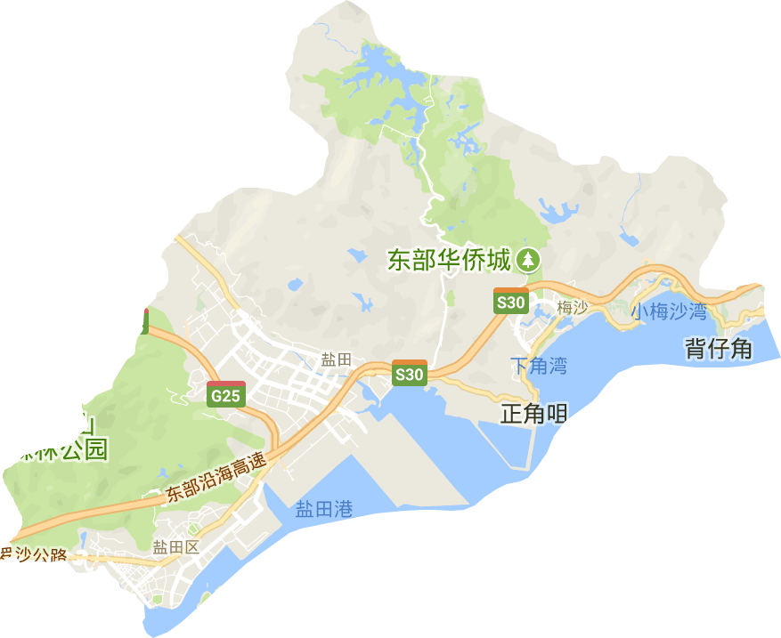 鹽田區電子地圖