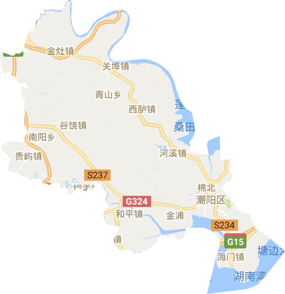 潮陽區(qū)電子地圖
