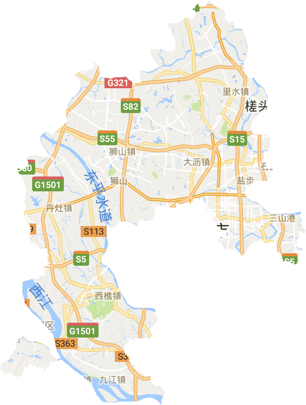 南海區電子地圖