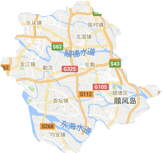 順德區電子地圖