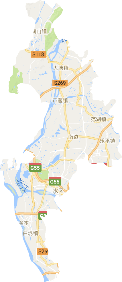 三水區電子地圖
