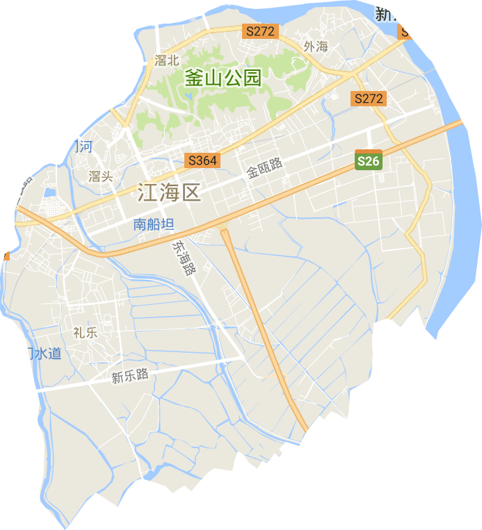 江海區電子地圖