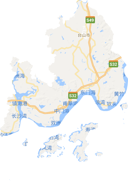 臺山市電子地圖