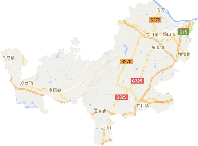 鶴山市電子地圖