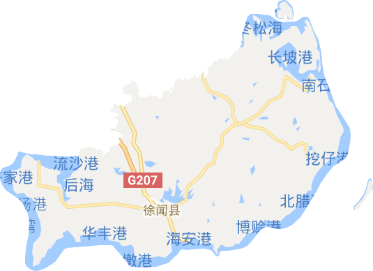 徐聞縣電子地圖