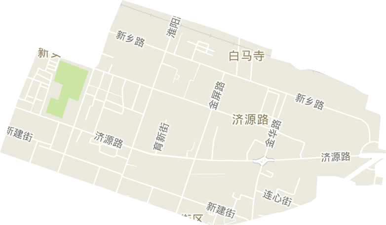 濟源路街道電子地圖