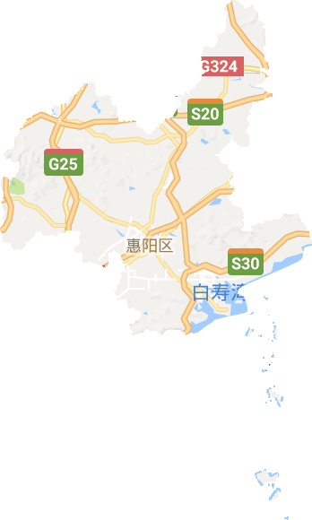 惠陽區(qū)電子地圖