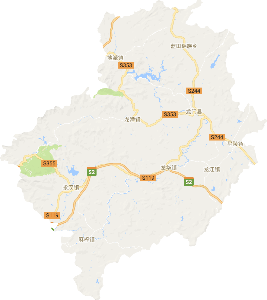 龍門縣電子地圖