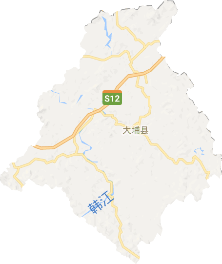 大埔縣電子地圖