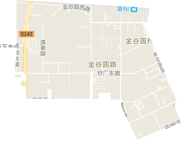 金谷園街道電子地圖