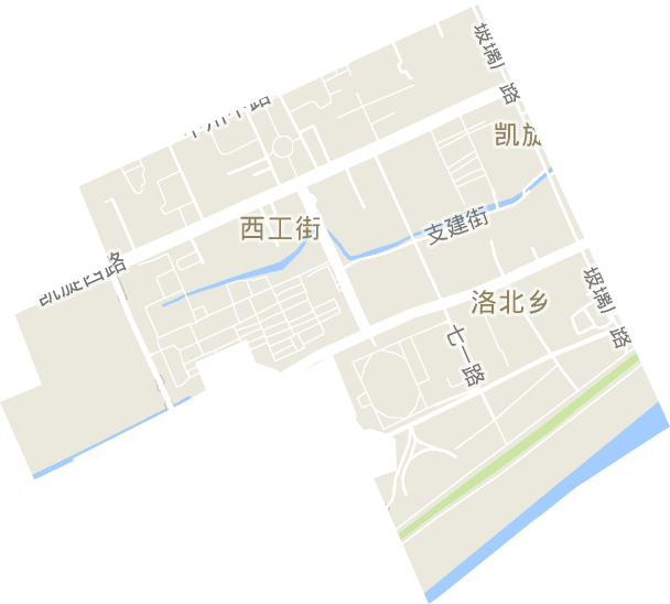 西工街道電子地圖