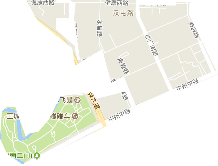 漢屯路街道電子地圖