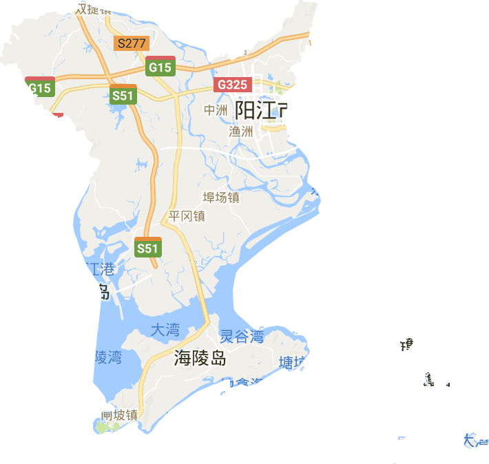 江城區電子地圖