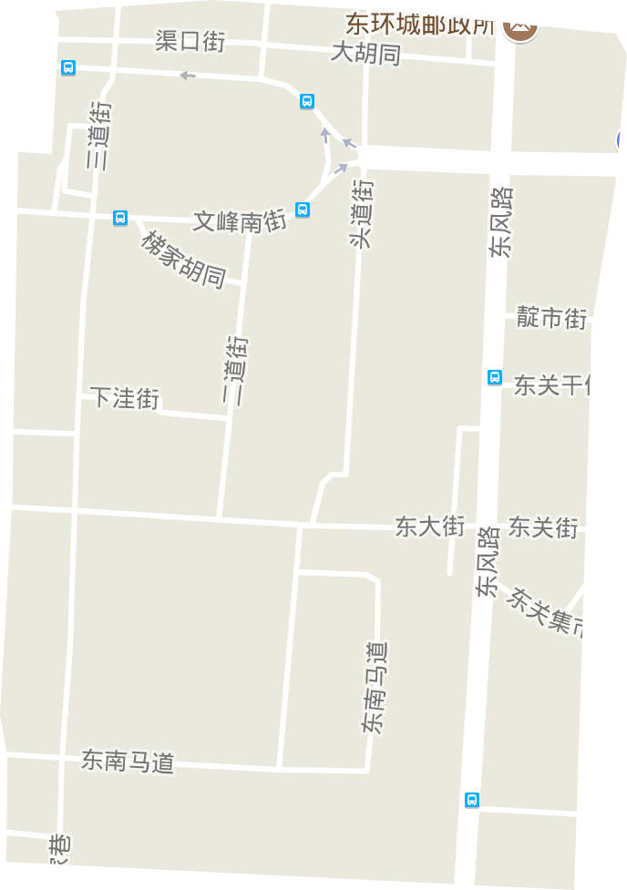 東大街街道電子地圖
