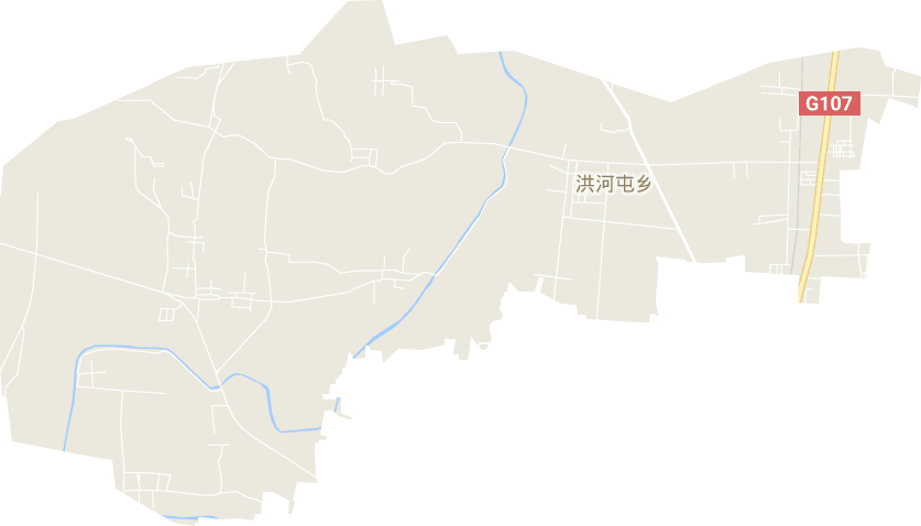 洪河屯鄉電子地圖