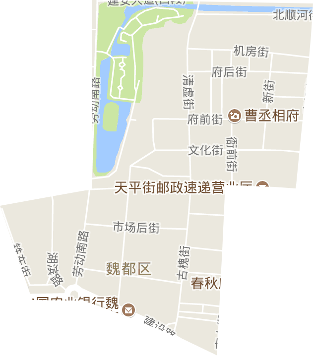 西大街道電子地圖