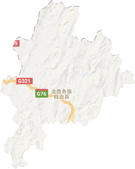 龍勝各族自治縣電子地圖