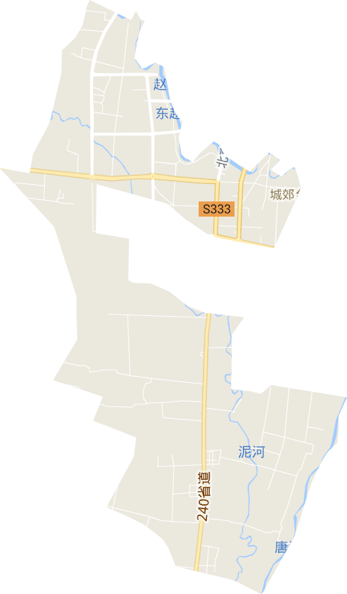 趙河街道電子地圖