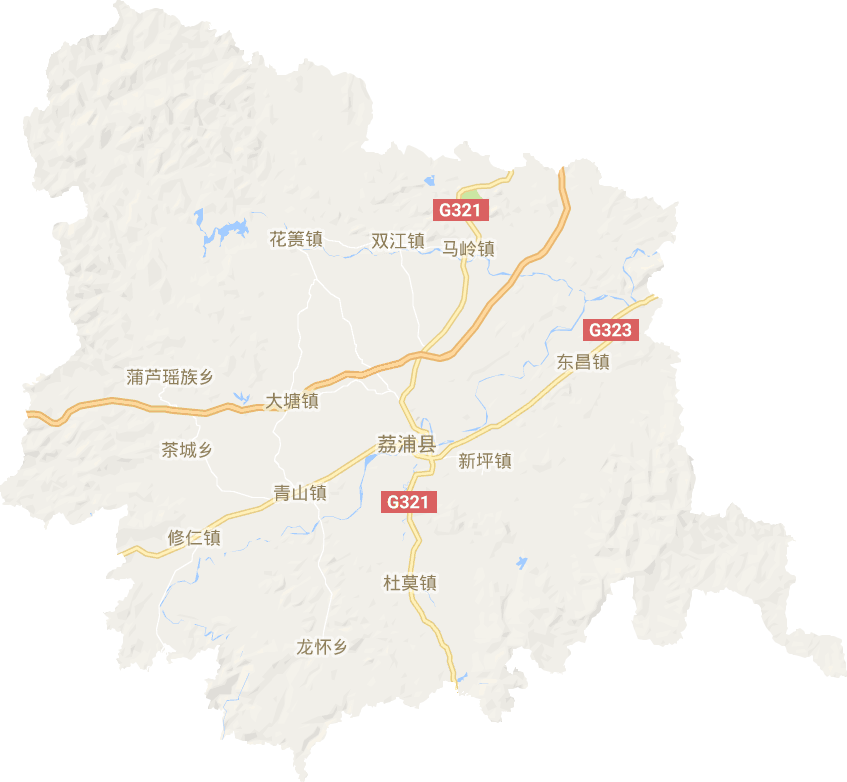 荔浦縣電子地圖