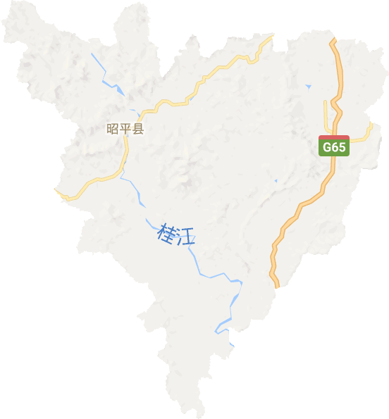 昭平縣電子地圖