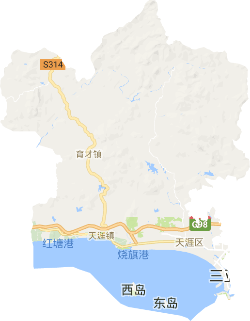 天涯區(qū)電子地圖
