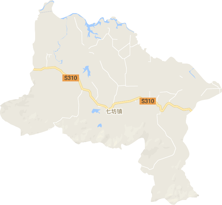 七坊鎮電子地圖
