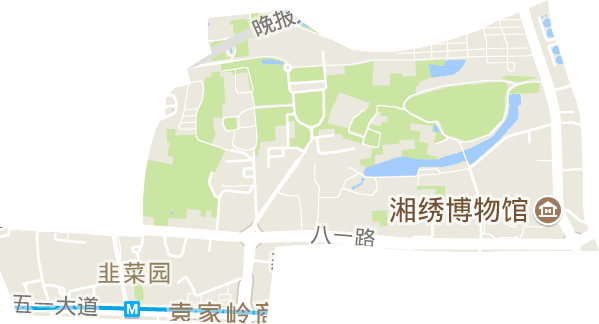 韭菜園街道電子地圖