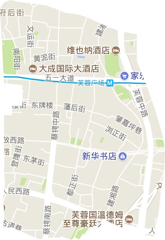 定王臺街道電子地圖