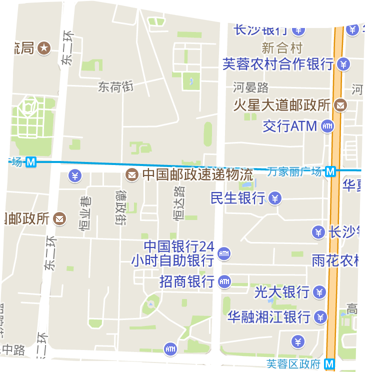 荷花園街道電子地圖