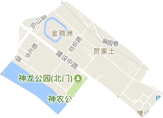 賀家土街道電子地圖