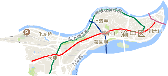 渝中區電子地圖