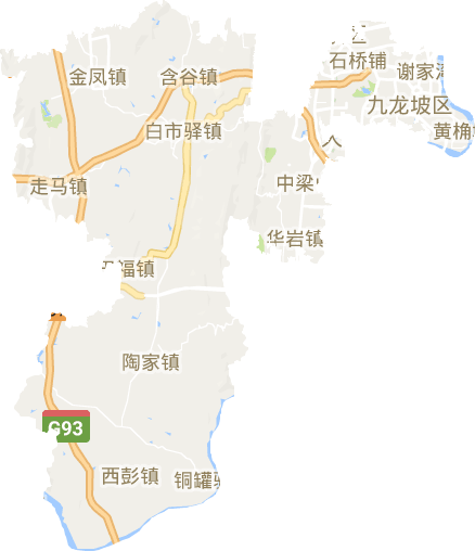 九龍坡區(qū)電子地圖