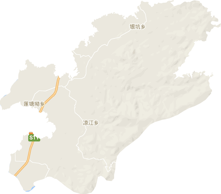 蓮塘坳鎮電子地圖