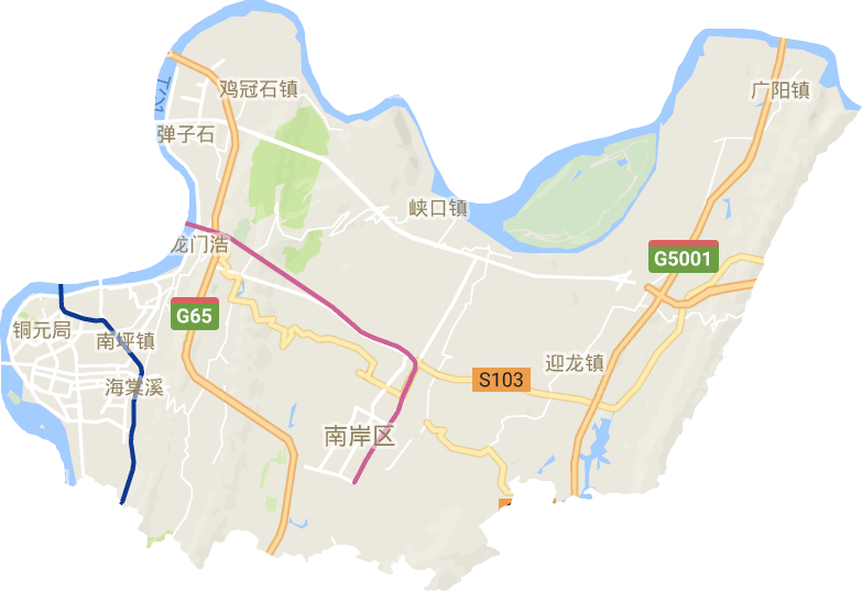 南岸區電子地圖