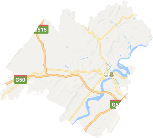 忠縣電子地圖