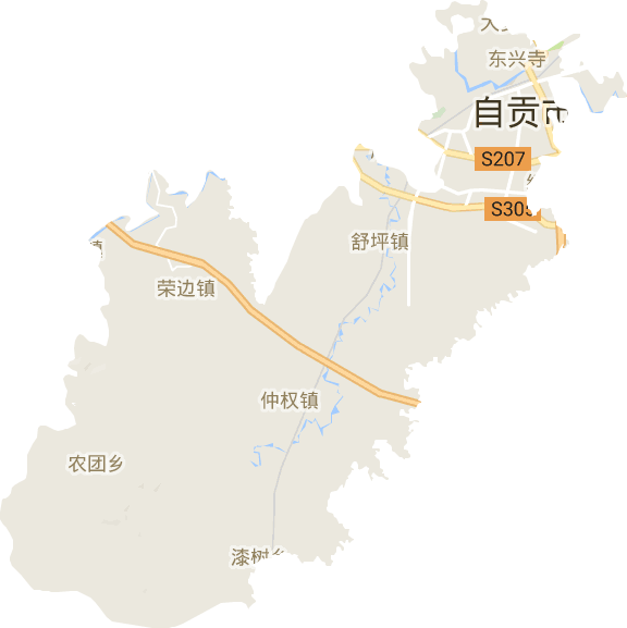 自流井區電子地圖