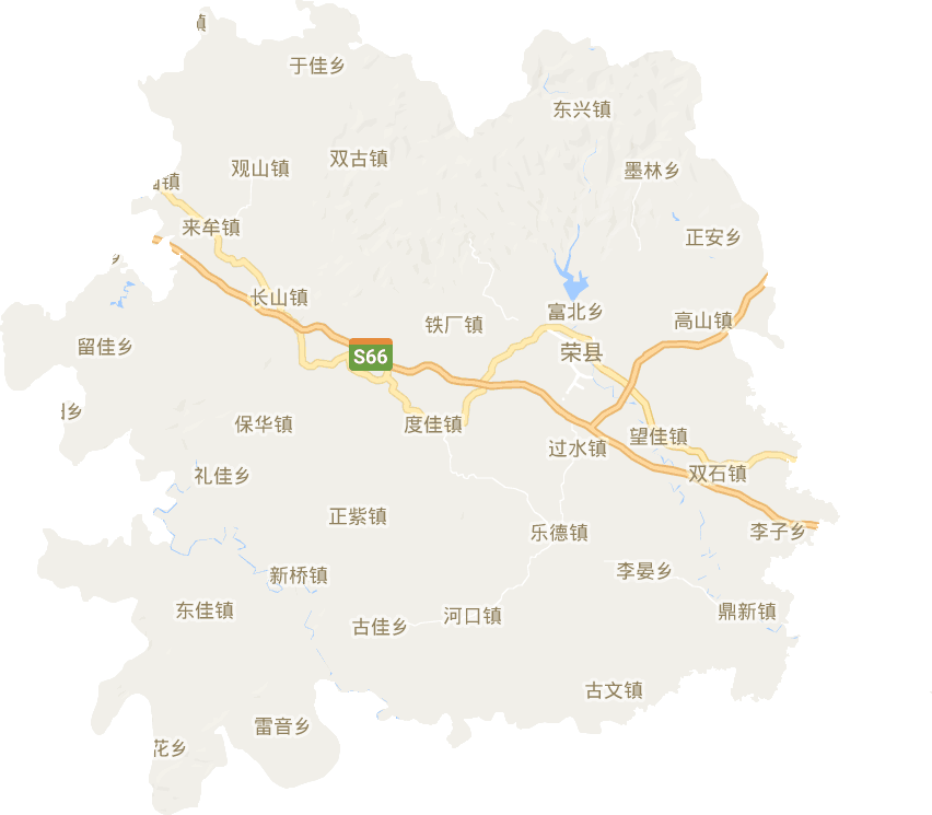 榮縣電子地圖