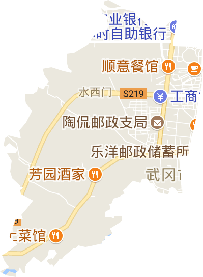 水西門街道電子地圖