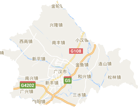 廣漢市電子地圖