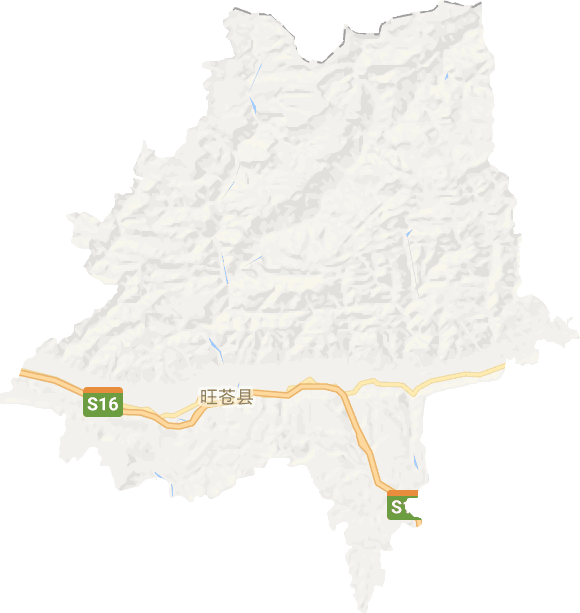 旺蒼縣電子地圖