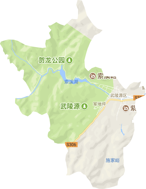 軍地坪街道電子地圖