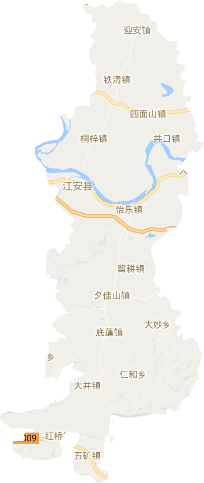 江安縣電子地圖